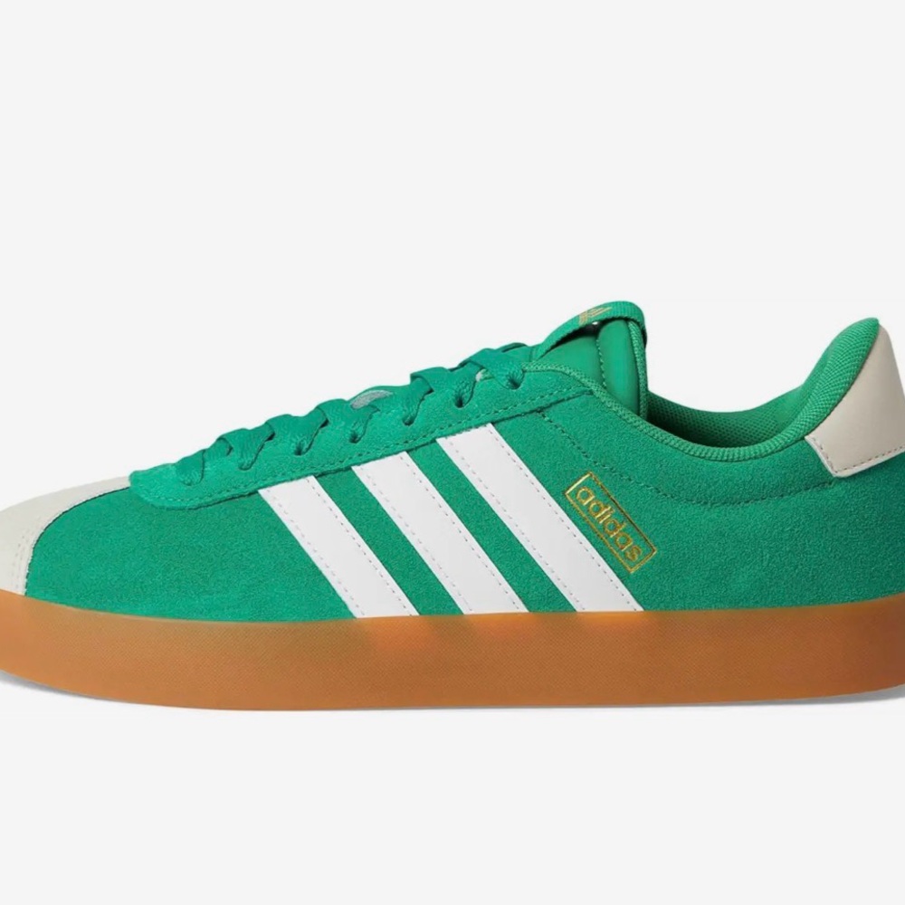 NWT adidas VL Court 3.0 Classic Sneakers | Men’s 11 Women’s 12 | Green White - Picture 2 of 12